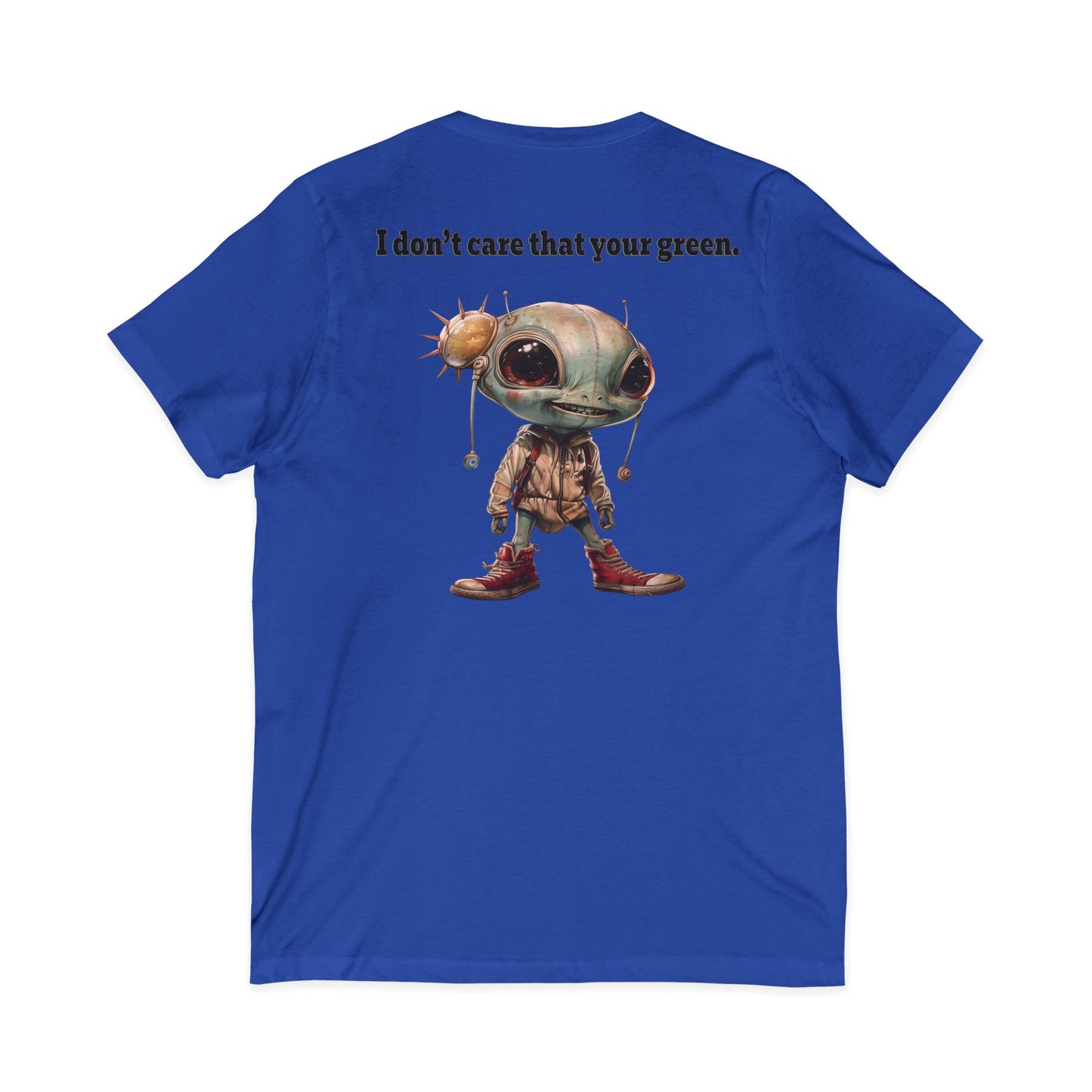 I don't care that your grey - Unisex Jersey Short Sleeve V-Neck Tee