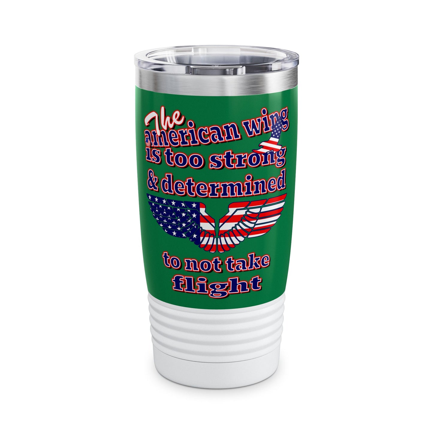 american wing - Ringneck Tumbler, 20oz (dark green)