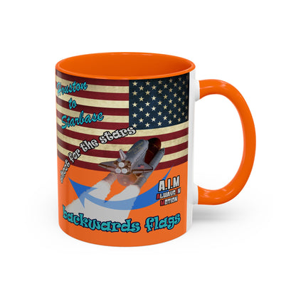 shoot for the stars - Accent Mug (crusta)