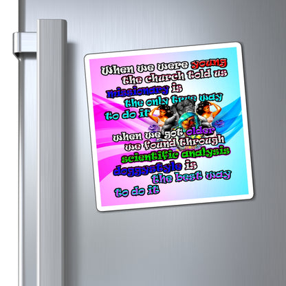 doggystyle - Magnets - (light blue-pink wave)