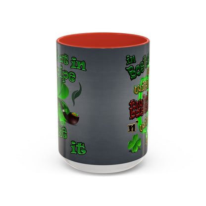 celtics logo - Accent Mug (grey-light grey)
