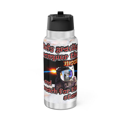 defy conquer reach - Gator Tumbler, 32oz  (white marble)