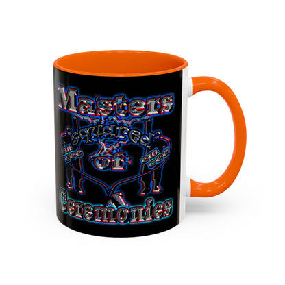 em cee squared - Accent Mug (black)