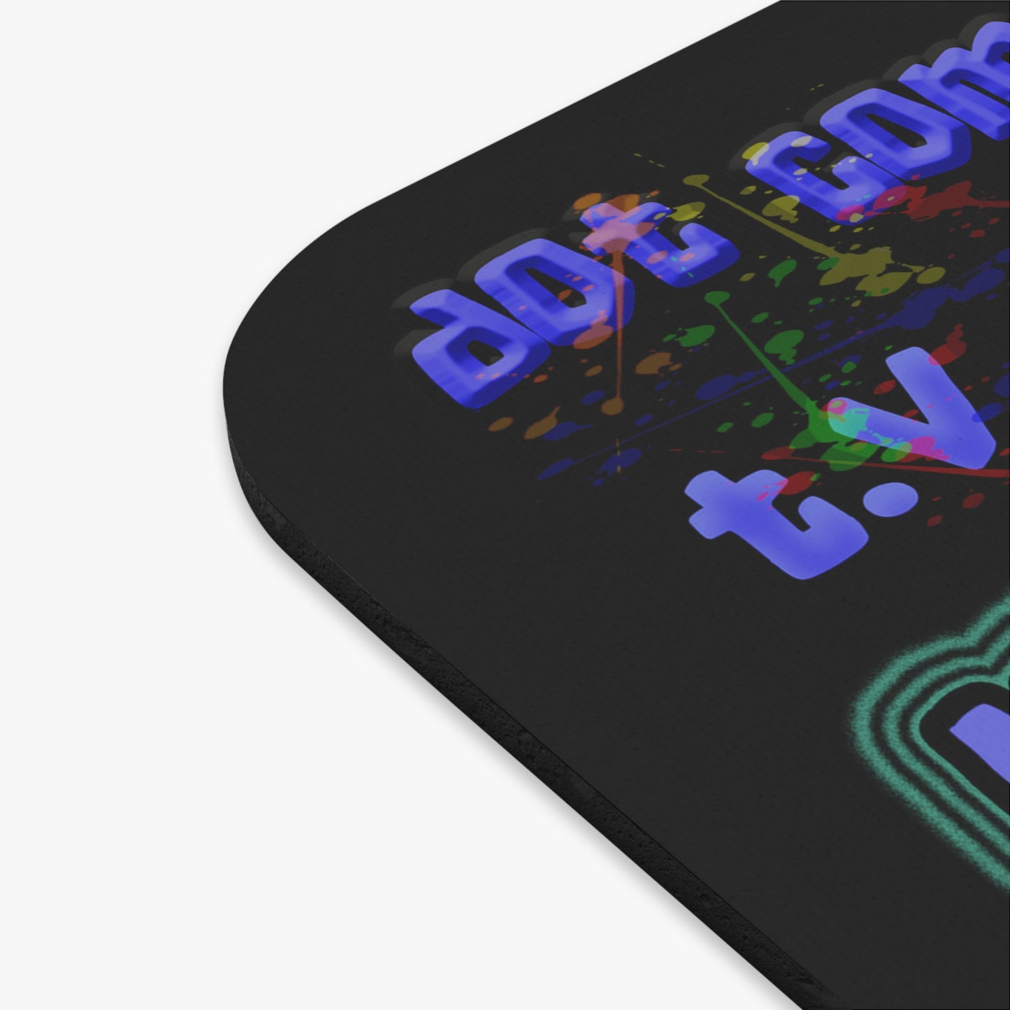 drop the beat - Mouse Pad (Rectangle) (black)