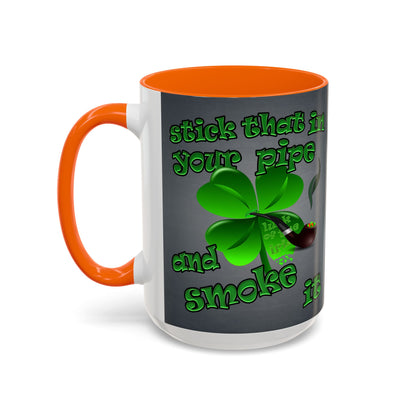 celtics logo - Accent Mug (grey-light grey)