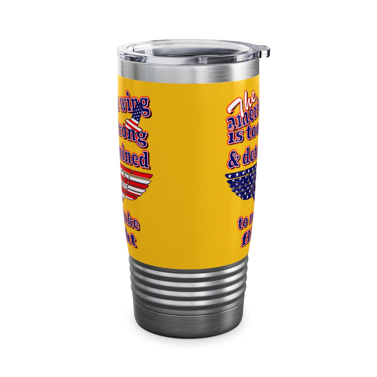 american wing - Ringneck Tumbler, 20oz (yellow)