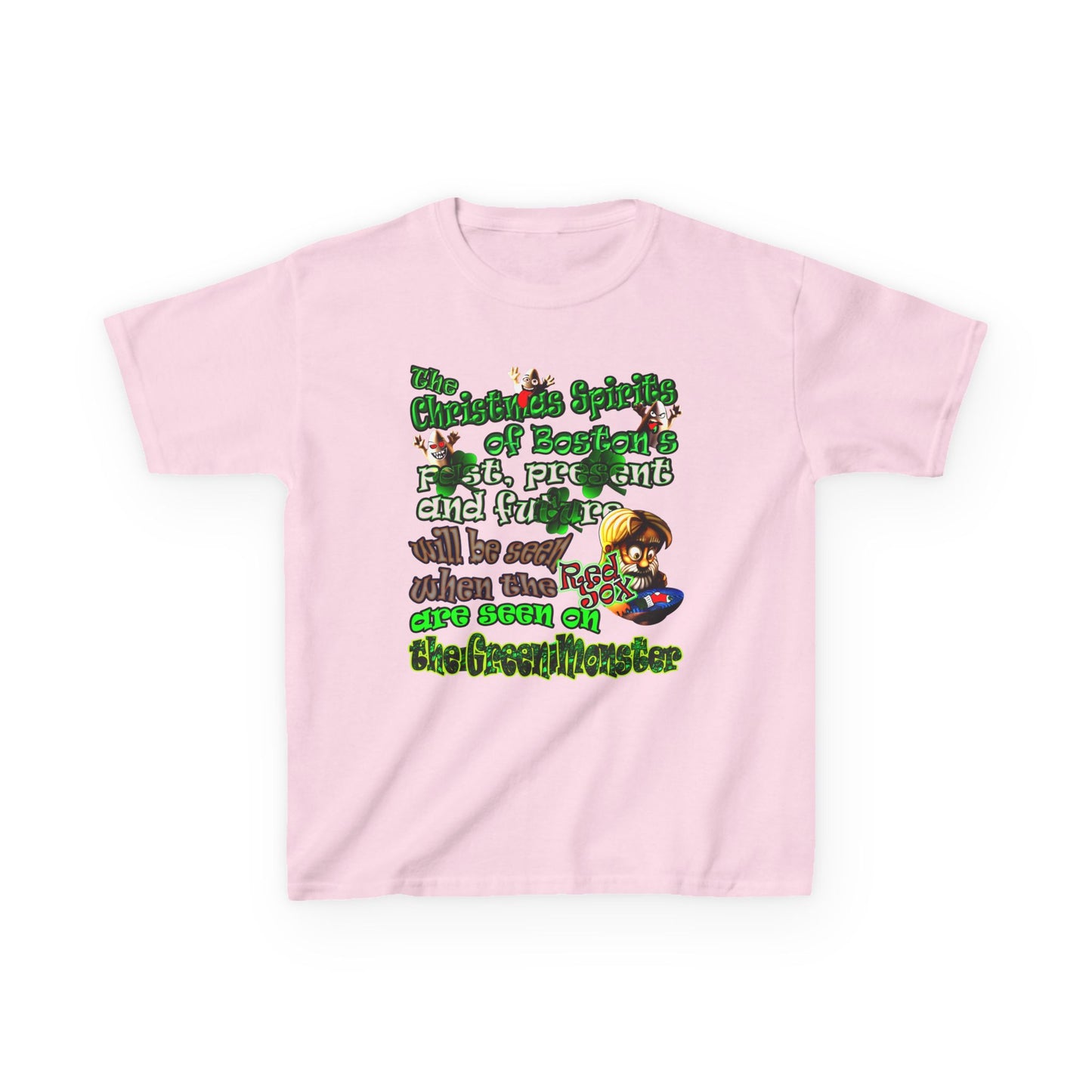christmas spirits of boston - Kids Heavy Cotton™ Tee