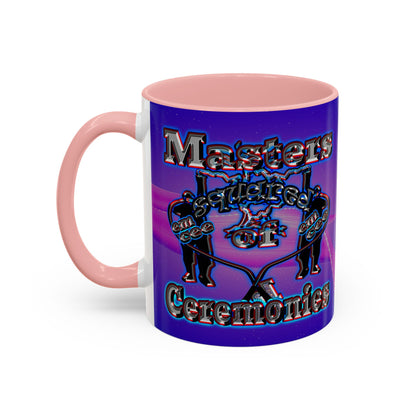 em cee squared - Accent Mug (purple-pink wave)