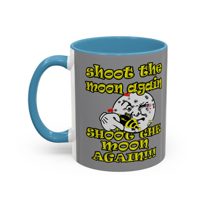 shoot the moon again - Accent Mug (grey)