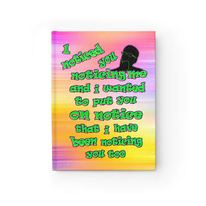 noticed you noticing - journal-blank (color blur)