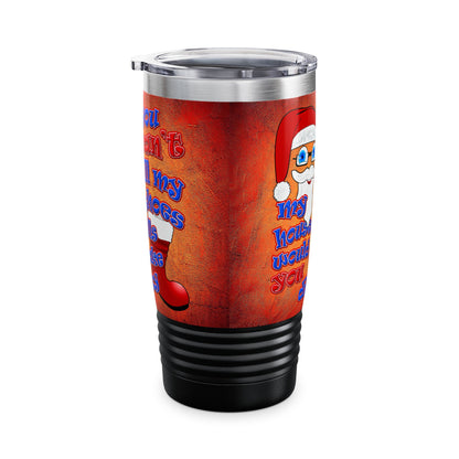 santa's shoes - Ringneck Tumbler, 20oz (burnt orange)