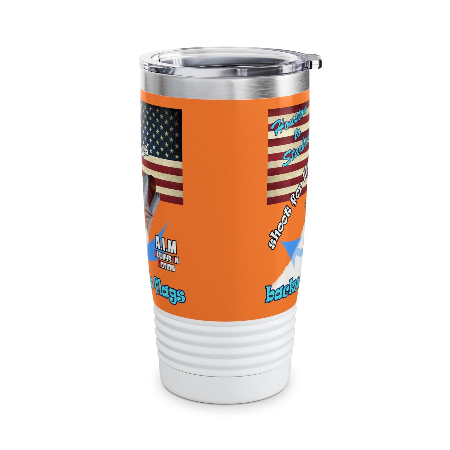 shoot for the stars - Ringneck Tumbler, 20oz (crusta)