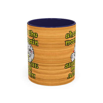 shoot the moon again - Accent Mug (butterscotch wood finish)