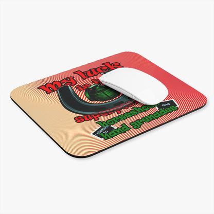 my luck - Mouse Pad (Rectangle) (yellow-orange wave)