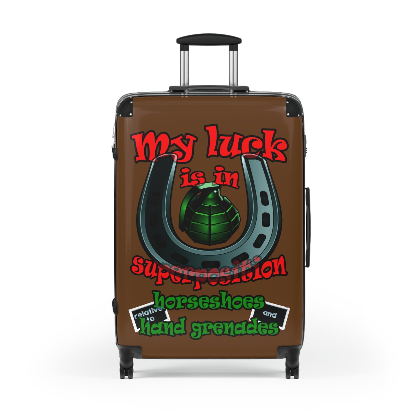 my luck - Suitcase (brown)