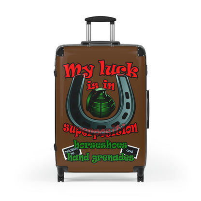 my luck - Suitcase (brown)