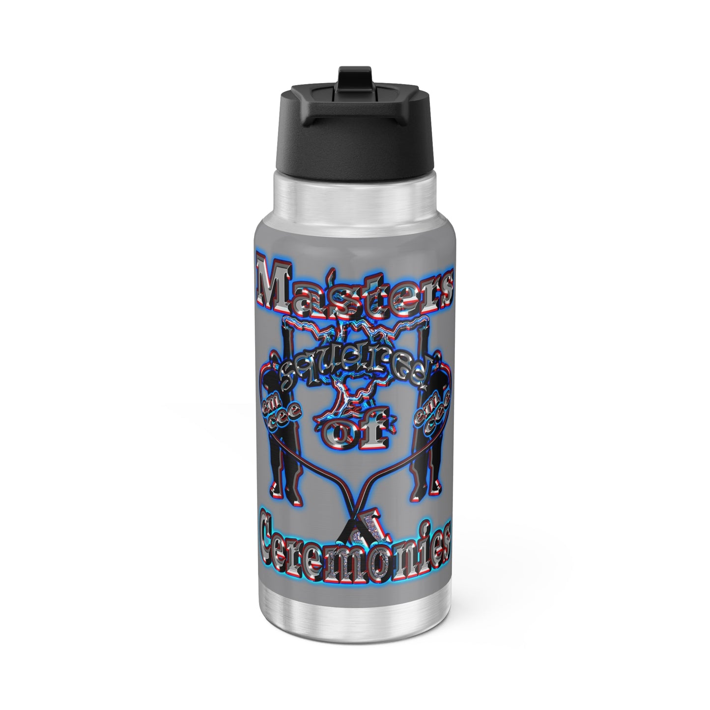 em cee squared - Gator Tumbler, 32oz (grey)