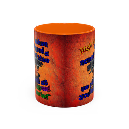 high noon - Accent Mug (burnt orange)