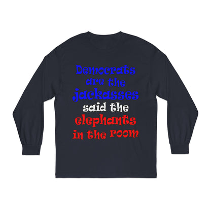 donkeys and elephants - Unisex Classic Long Sleeve T-Shirt