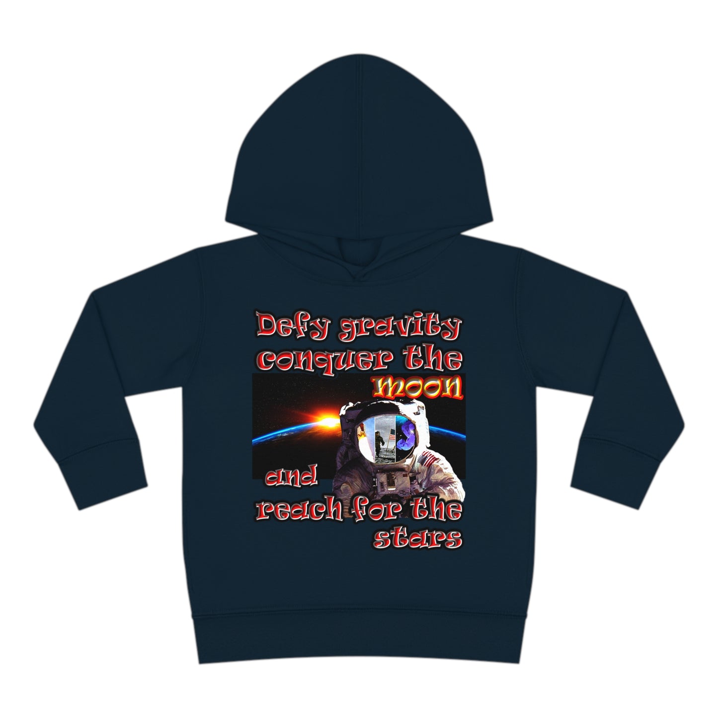 defy conquer reach - Toddler Pullover Fleece Hoodie