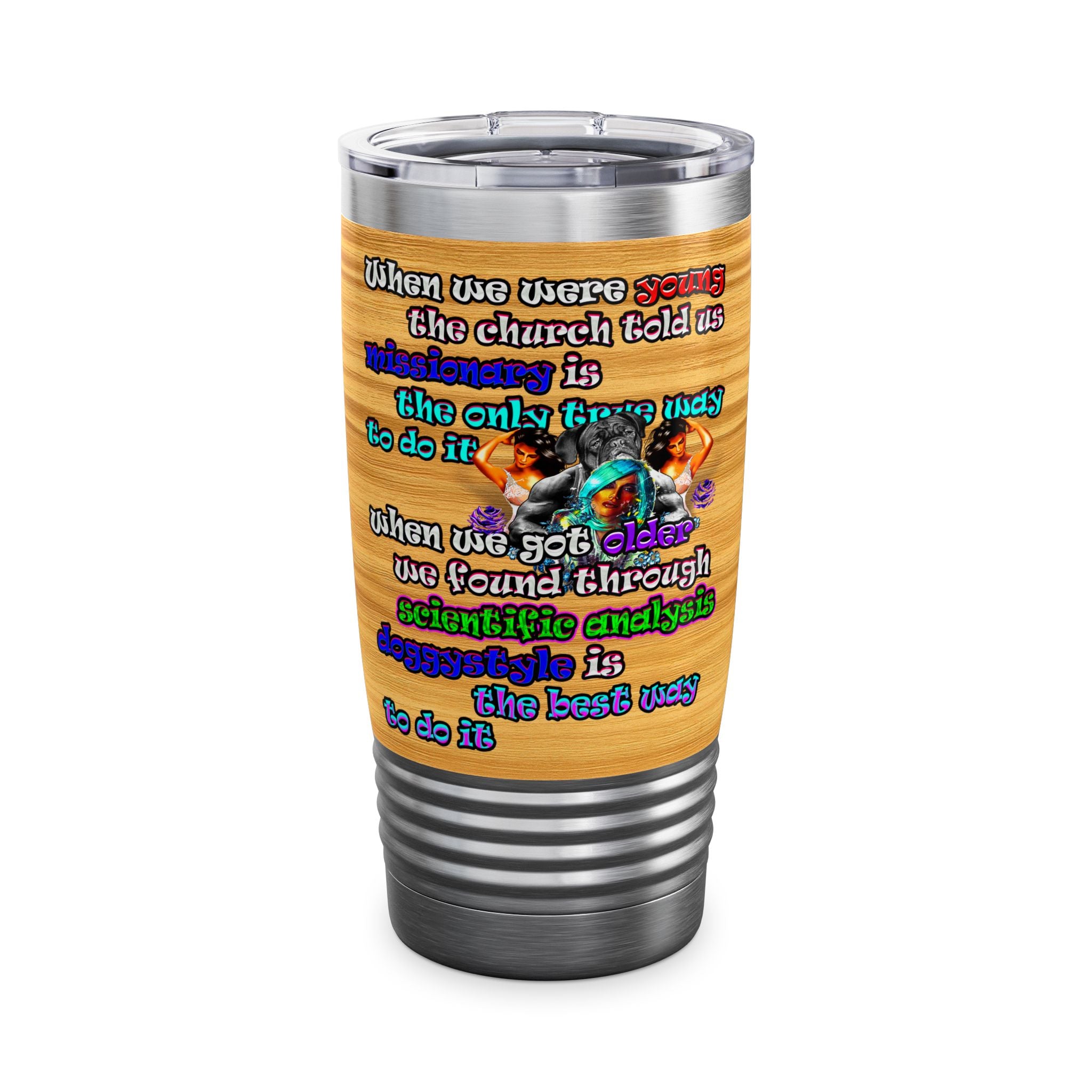 doggystyle - Ringneck Tumbler, 20oz (butterscotch wood finish)