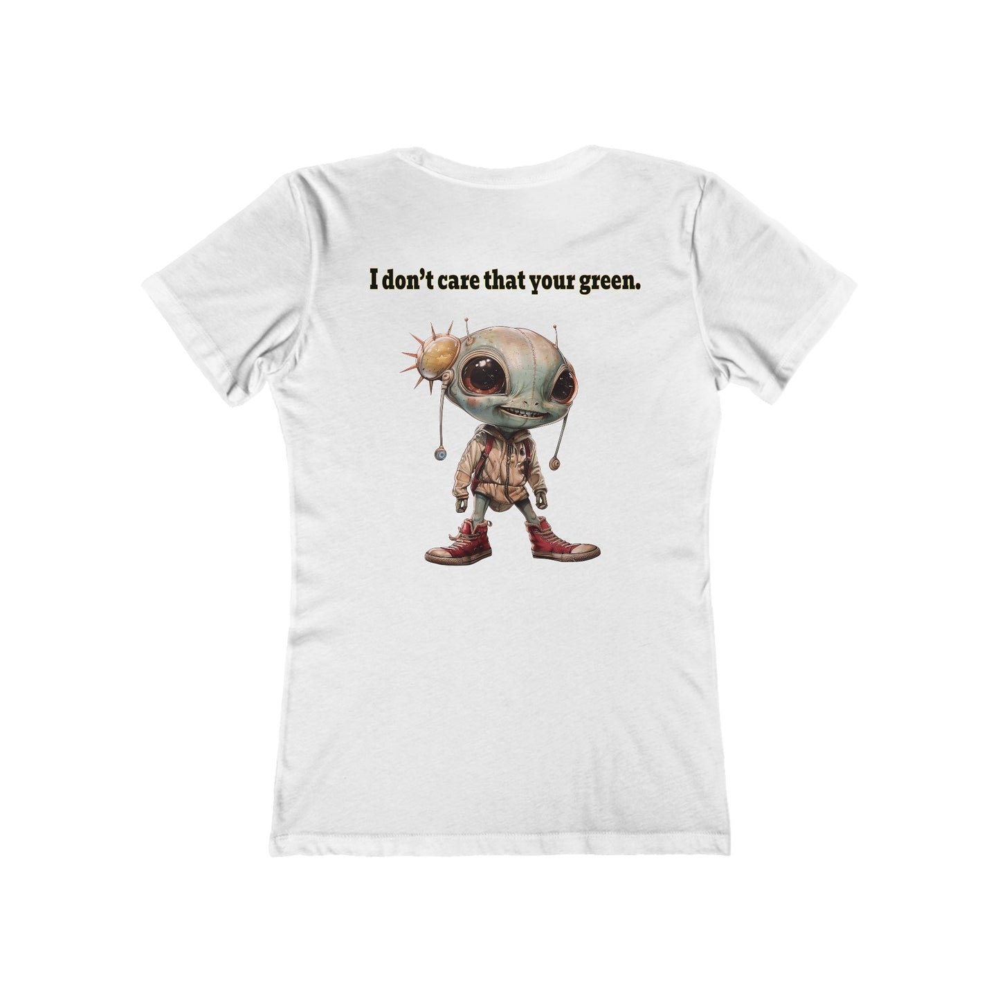 I don't care that your grey - Women's The Boyfriend Tee