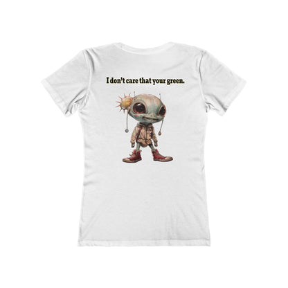 I don't care that your grey - Women's The Boyfriend Tee