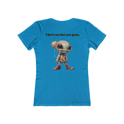 I don't care that your grey - Women's The Boyfriend Tee