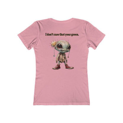 I don't care that your grey - Women's The Boyfriend Tee