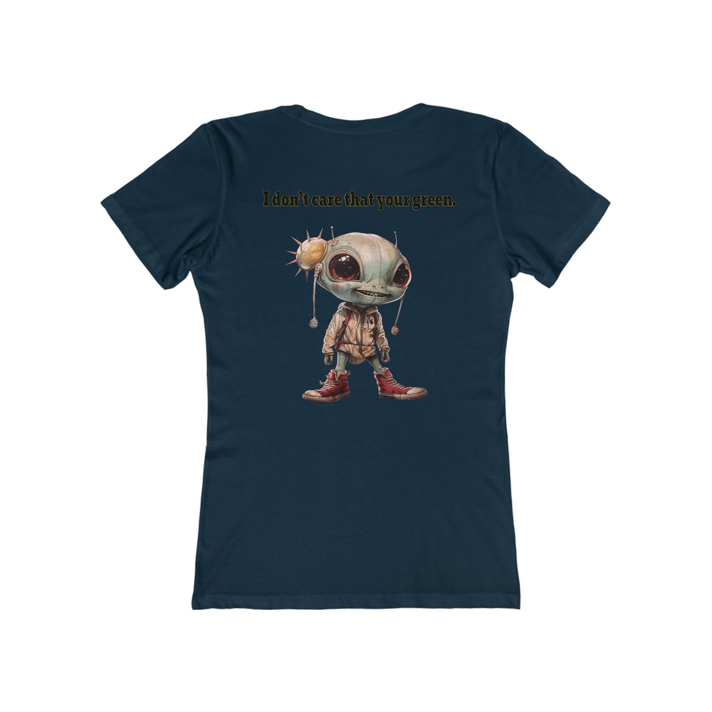 I don't care that your grey - Women's The Boyfriend Tee