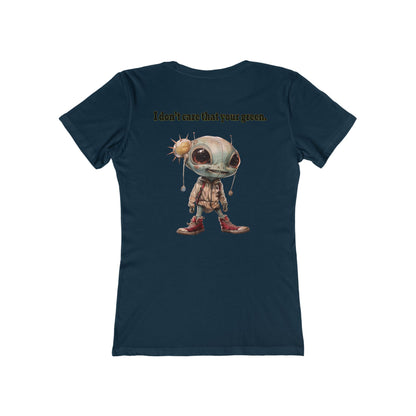 I don't care that your grey - Women's The Boyfriend Tee