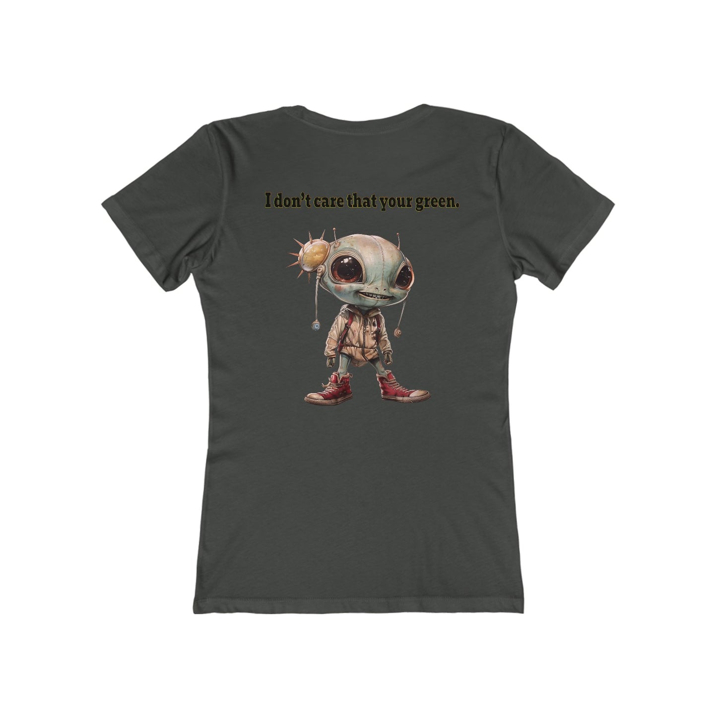 I don't care that your grey - Women's The Boyfriend Tee