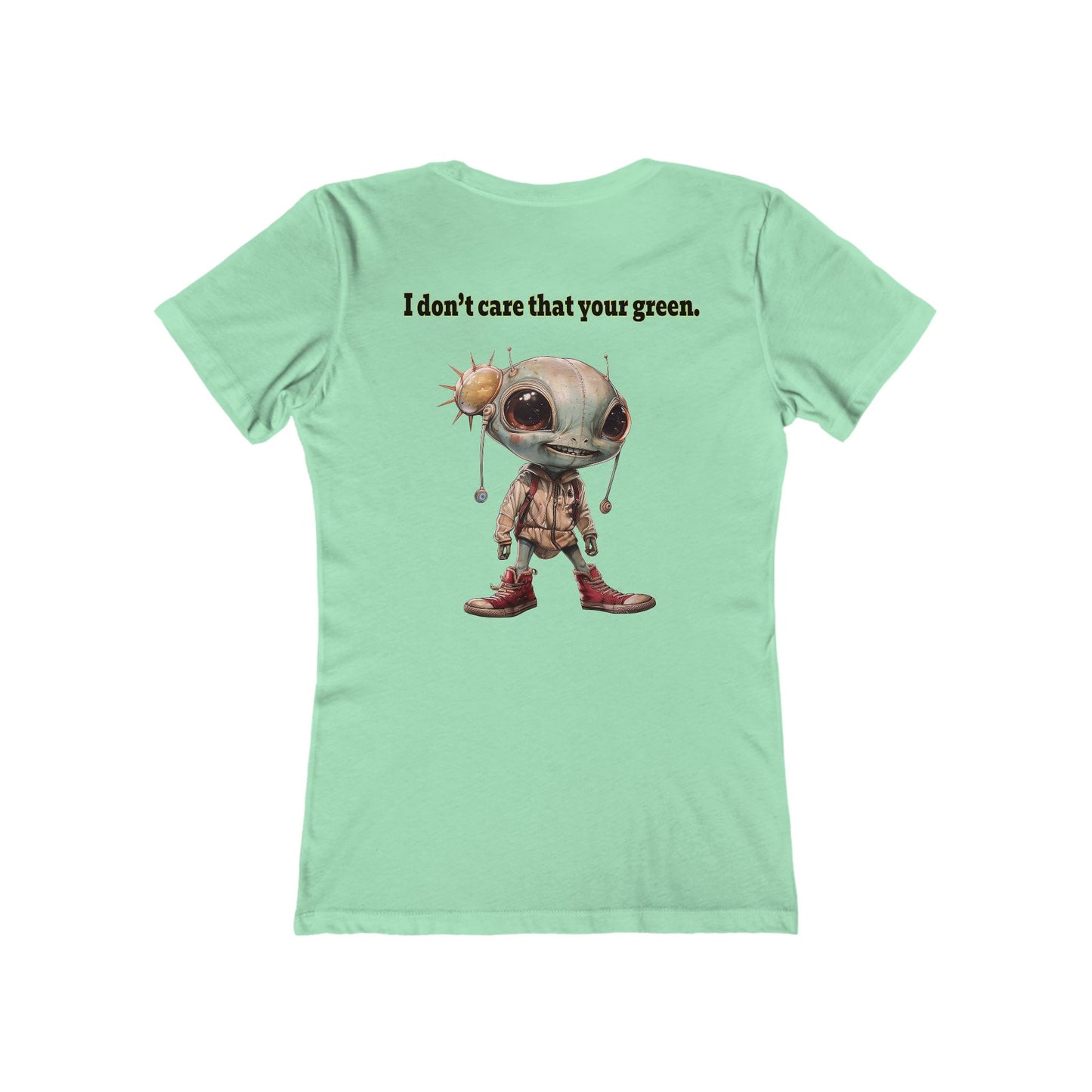 I don't care that your grey - Women's The Boyfriend Tee