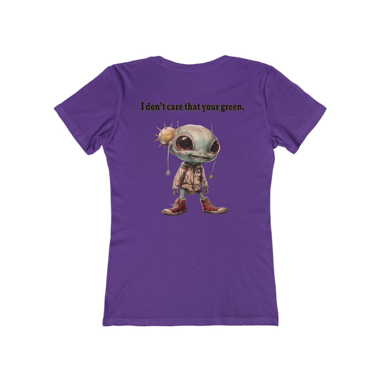 I don't care that your grey - Women's The Boyfriend Tee