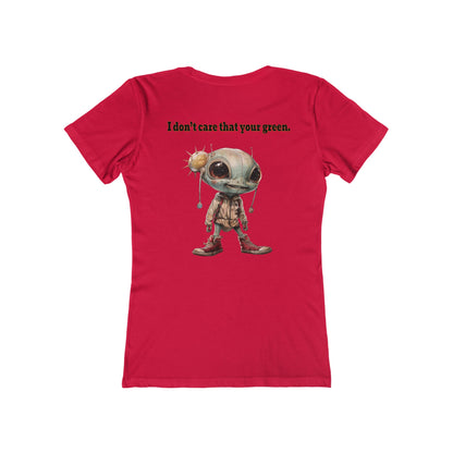 I don't care that your grey - Women's The Boyfriend Tee
