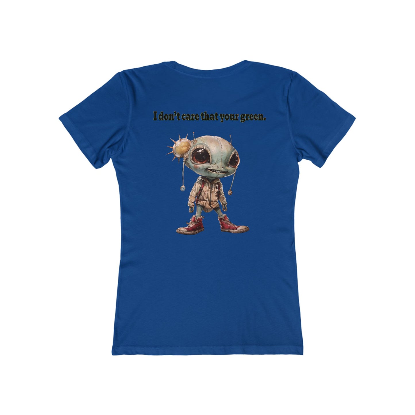 I don't care that your grey - Women's The Boyfriend Tee