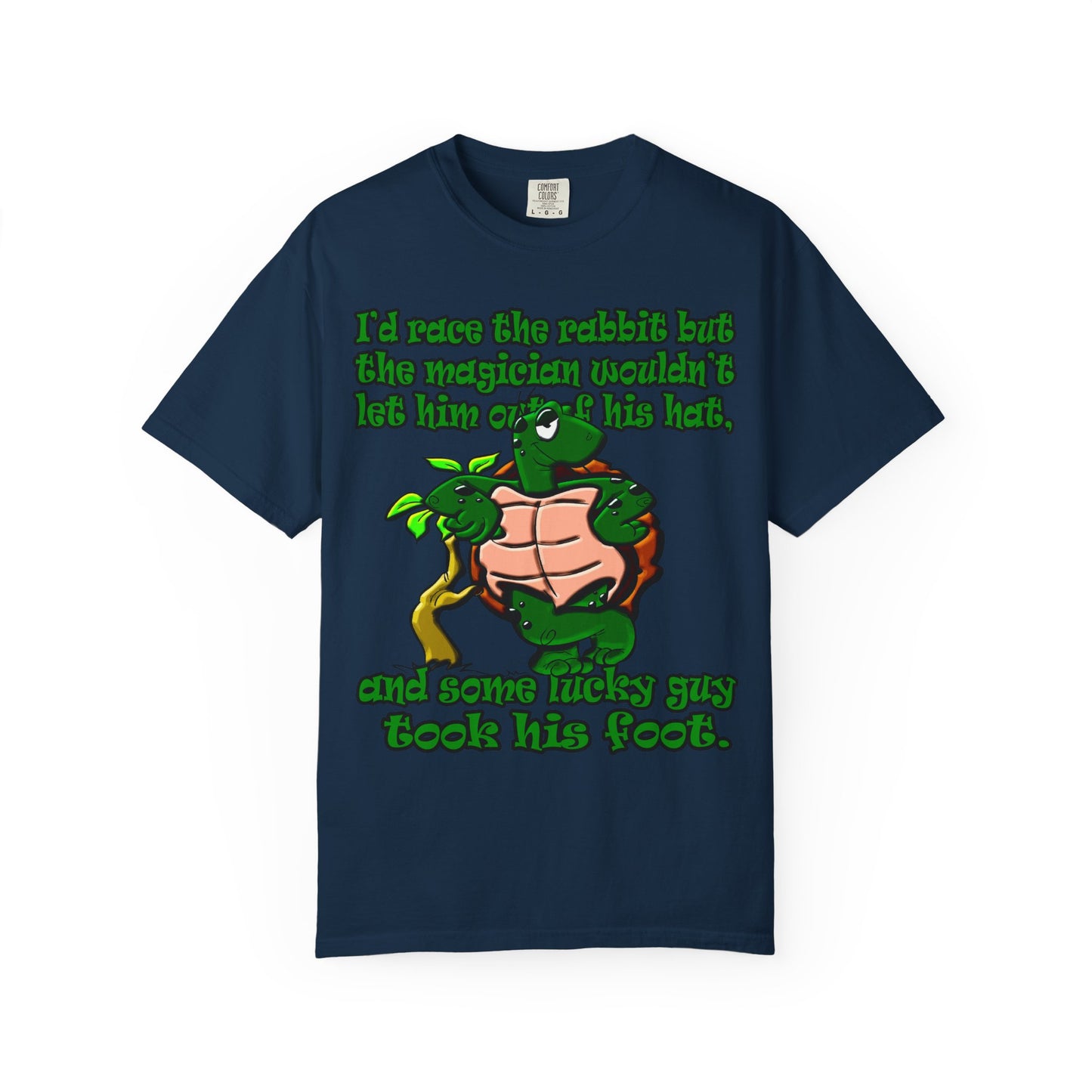 turtle race - Unisex Garment-Dyed T-shirt