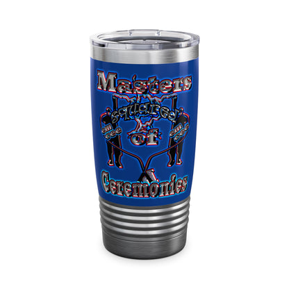 em cee squared - Ringneck Tumbler, 20oz (dark blue)