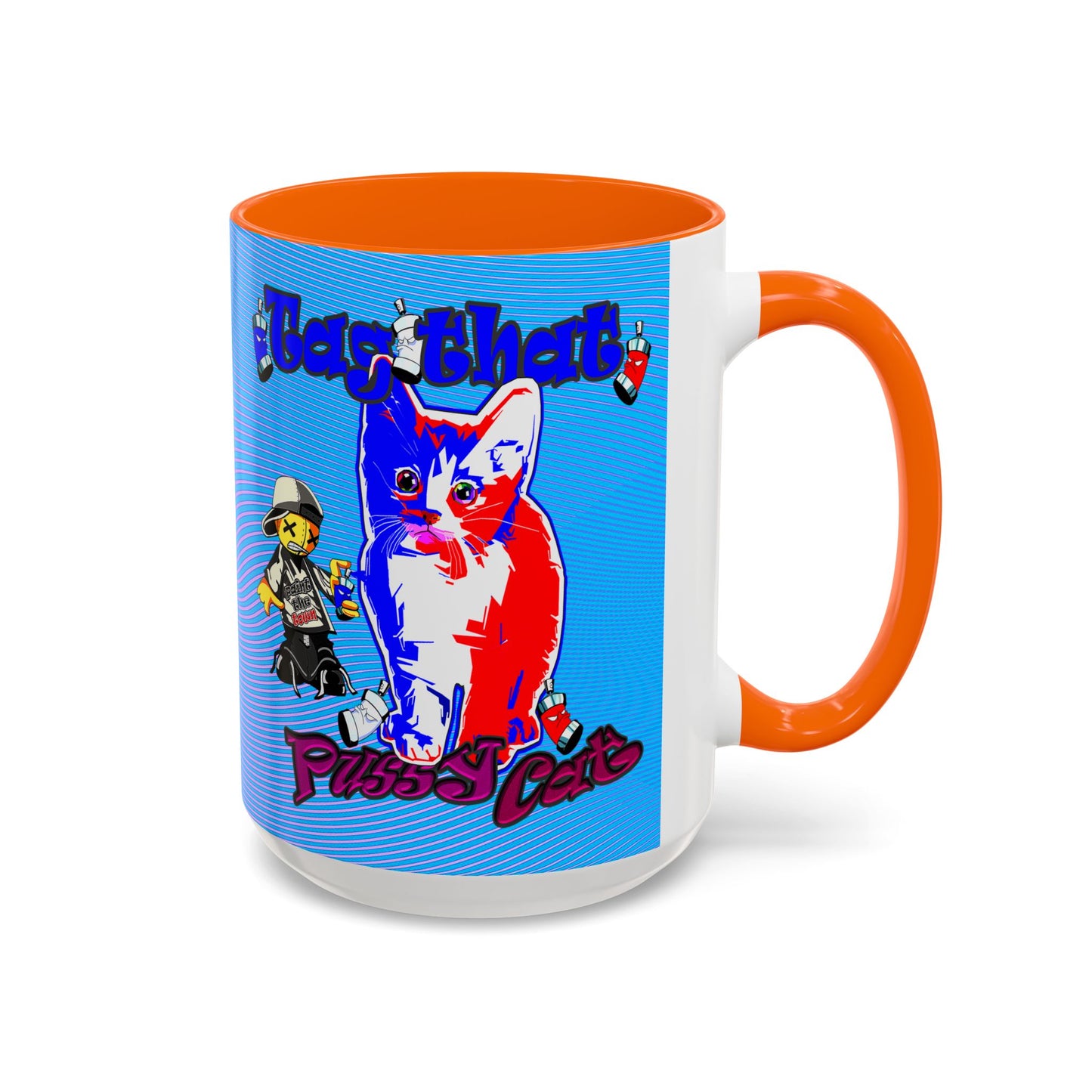 tag that - Accent Mug (light blue-purple wave)