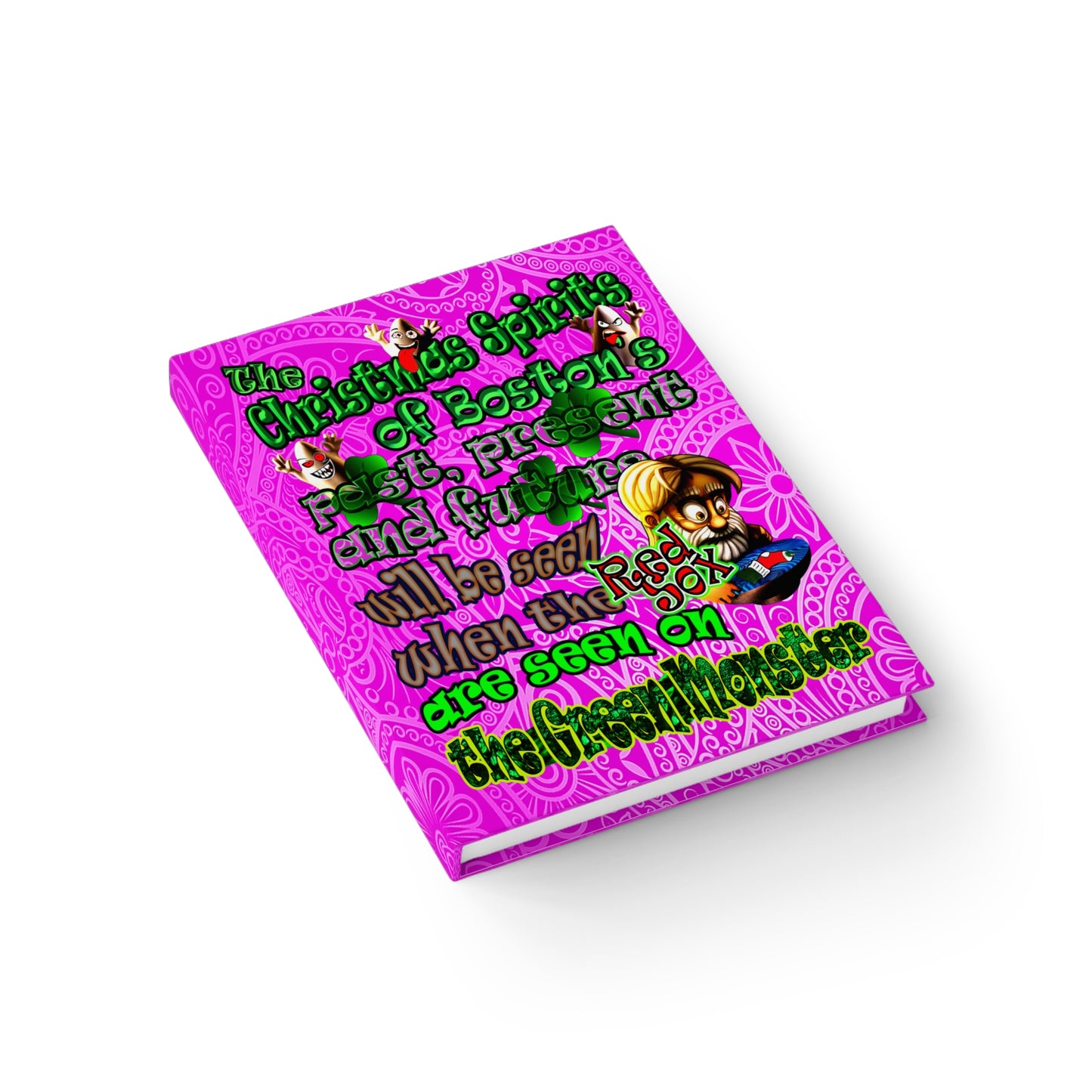 christmas spirits of boston - journal-blank (pink swirl)