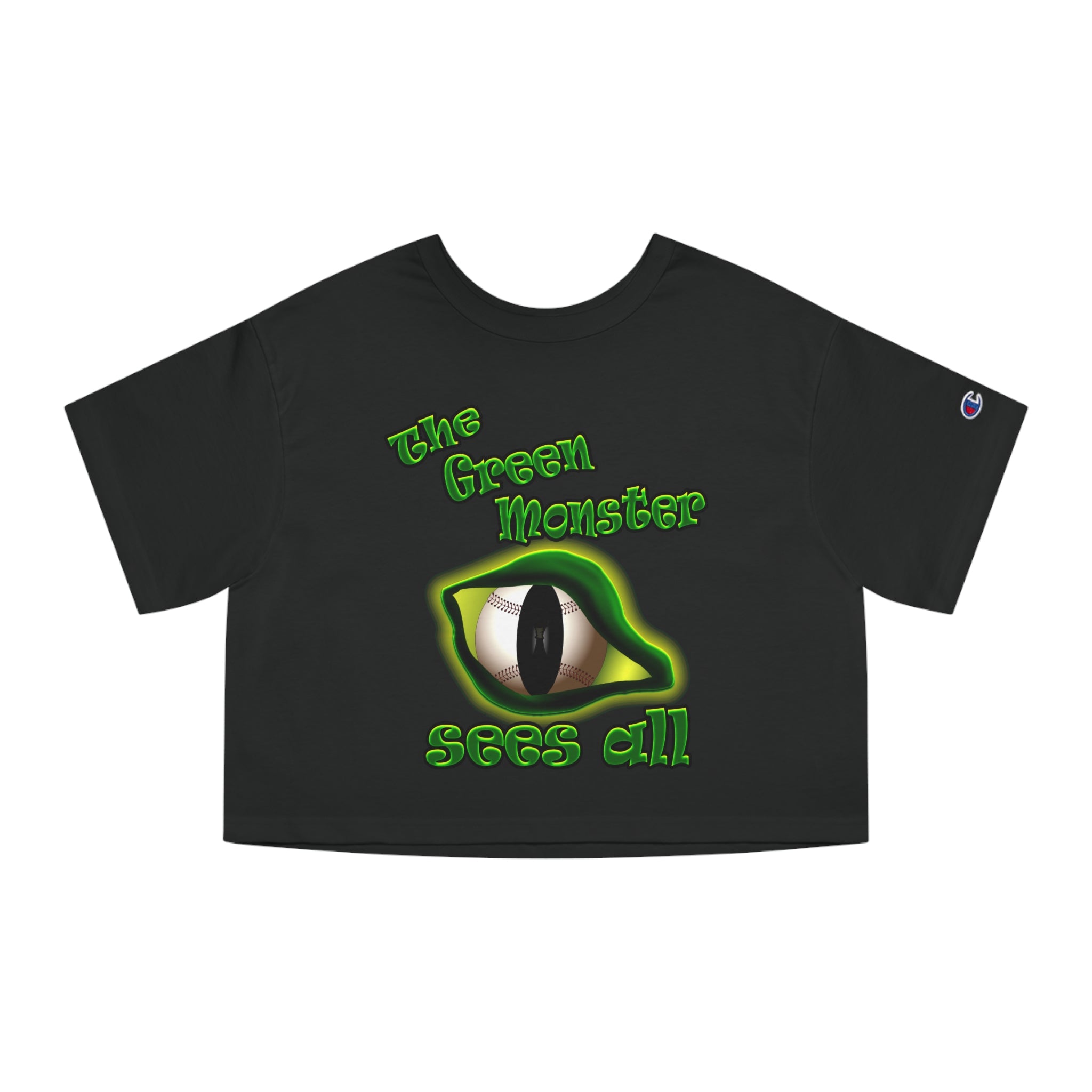 green monster - Champion Women's Heritage Cropped T-Shirt