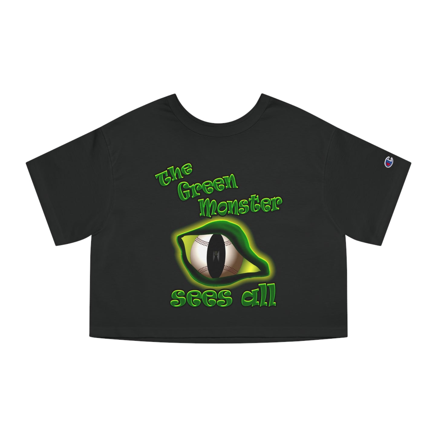 green monster - Champion Women's Heritage Cropped T-Shirt