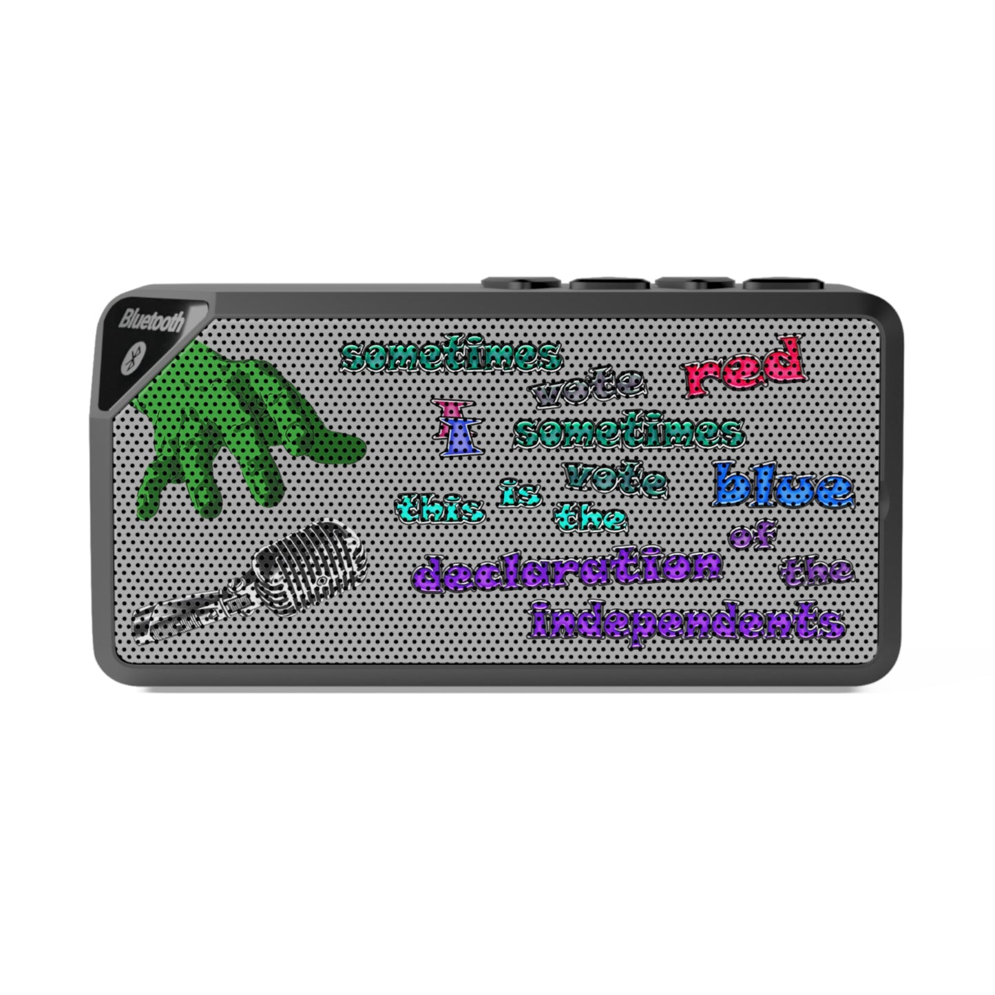 declaration of the independents - Jabba Bluetooth Speaker (light grey)
