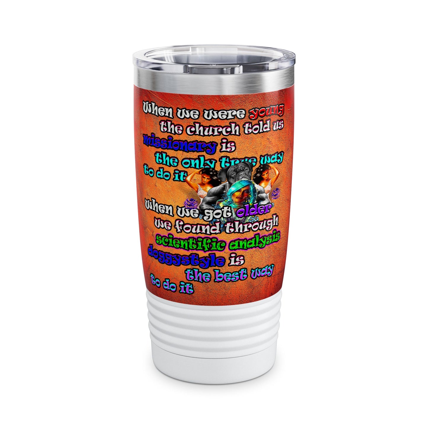 doggystyle - Ringneck Tumbler, 20oz (burnt orange)