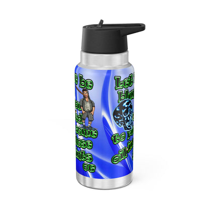 og - Gator Tumbler, 32oz  (blue-white wave)