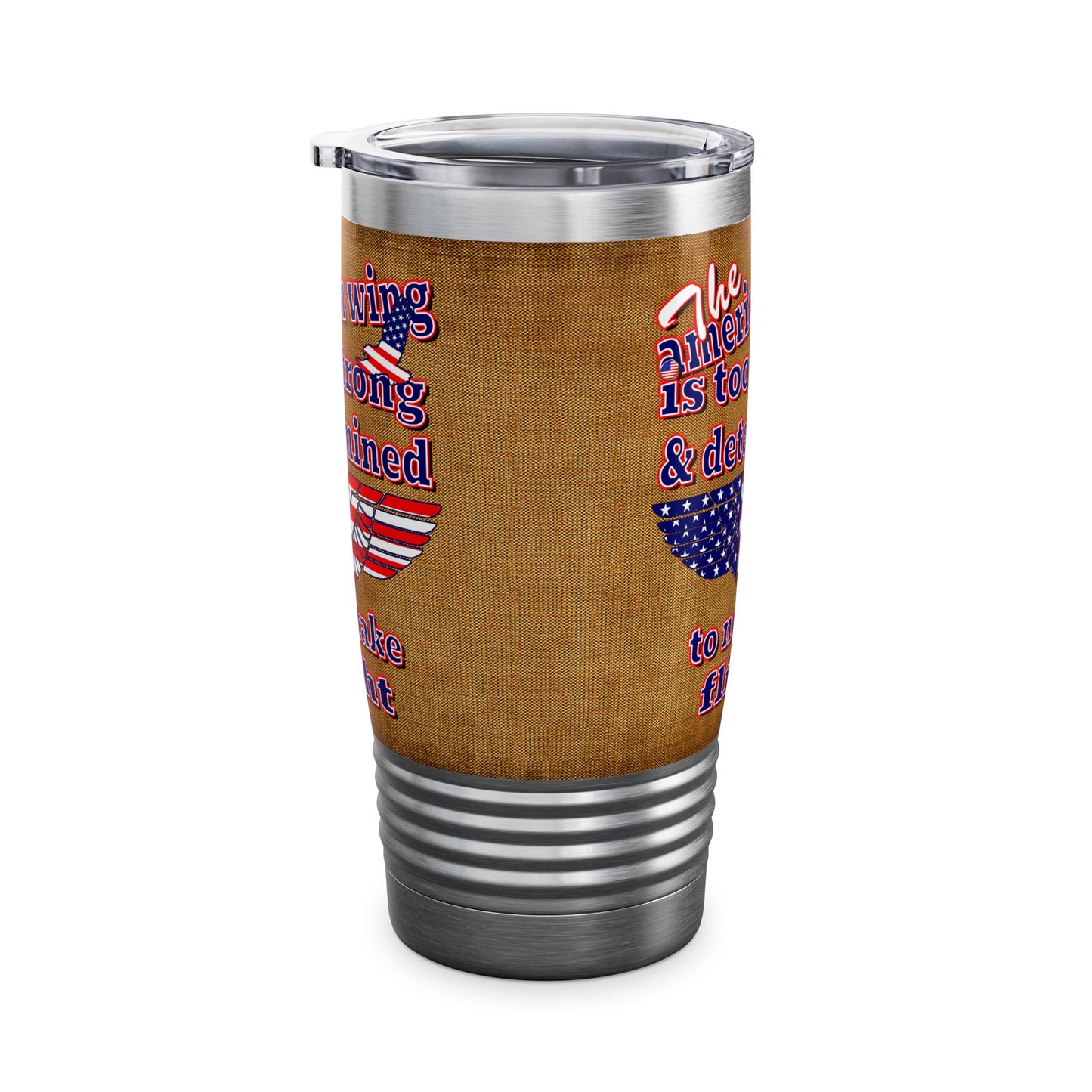 american wing - Ringneck Tumbler, 20oz (brown papyrus)