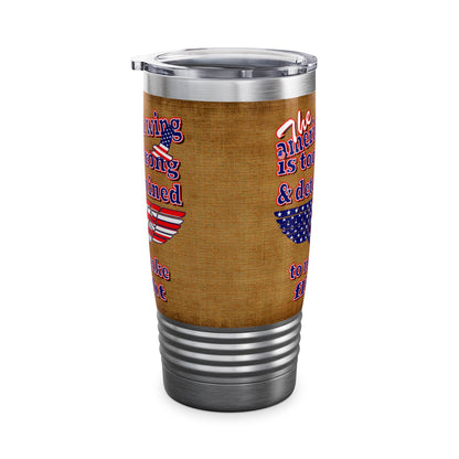 american wing - Ringneck Tumbler, 20oz (brown papyrus)