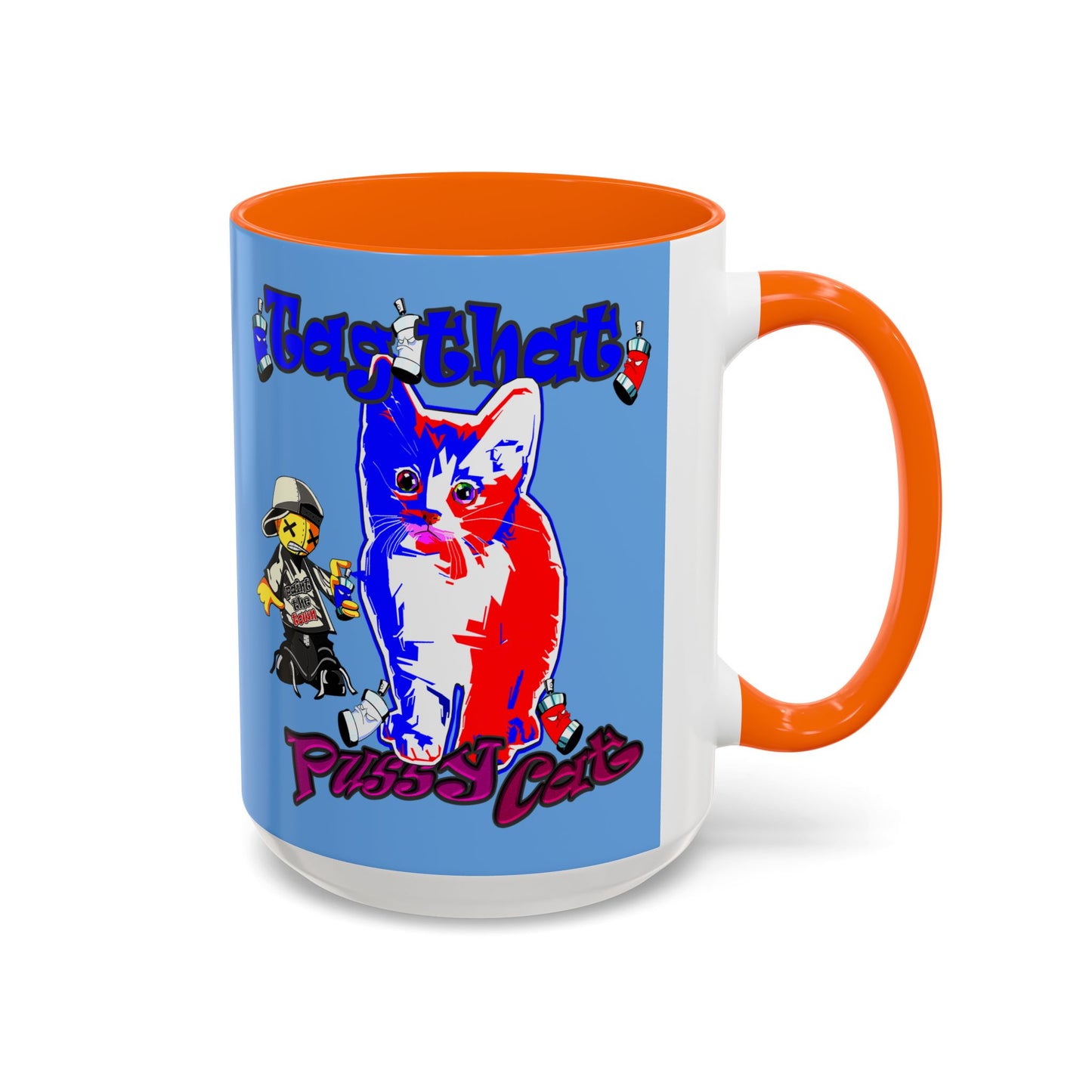 tag that - Accent Mug (light blue)