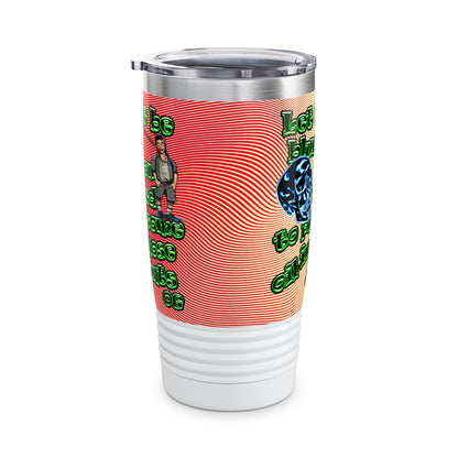 og - Ringneck Tumbler, 20oz (yellow-orange wave)