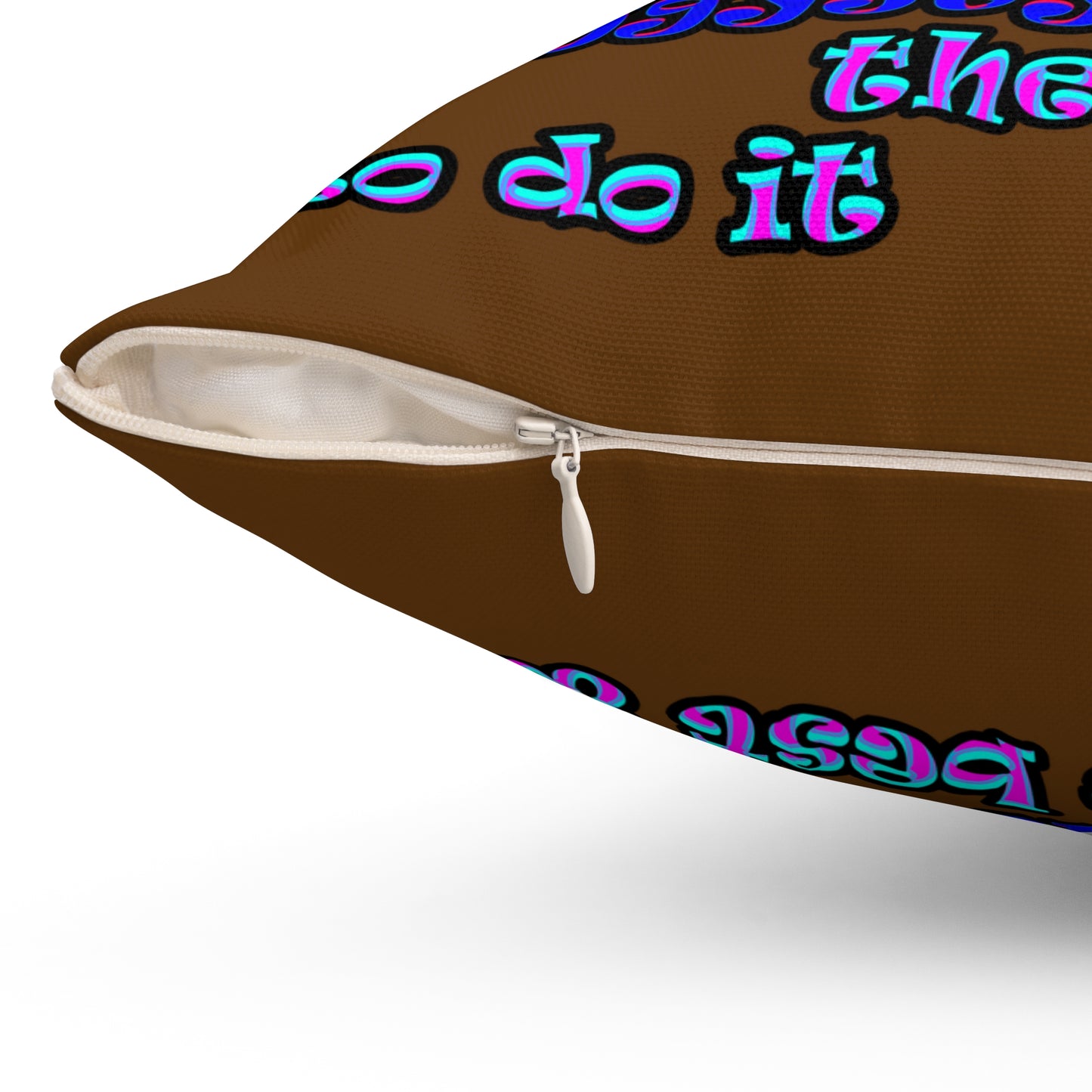 doggystyle - Spun Polyester Square Pillow - (brown)